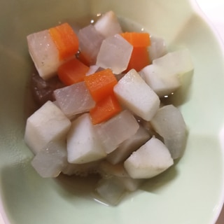 【離乳食後期】里芋にんじん大根の煮物